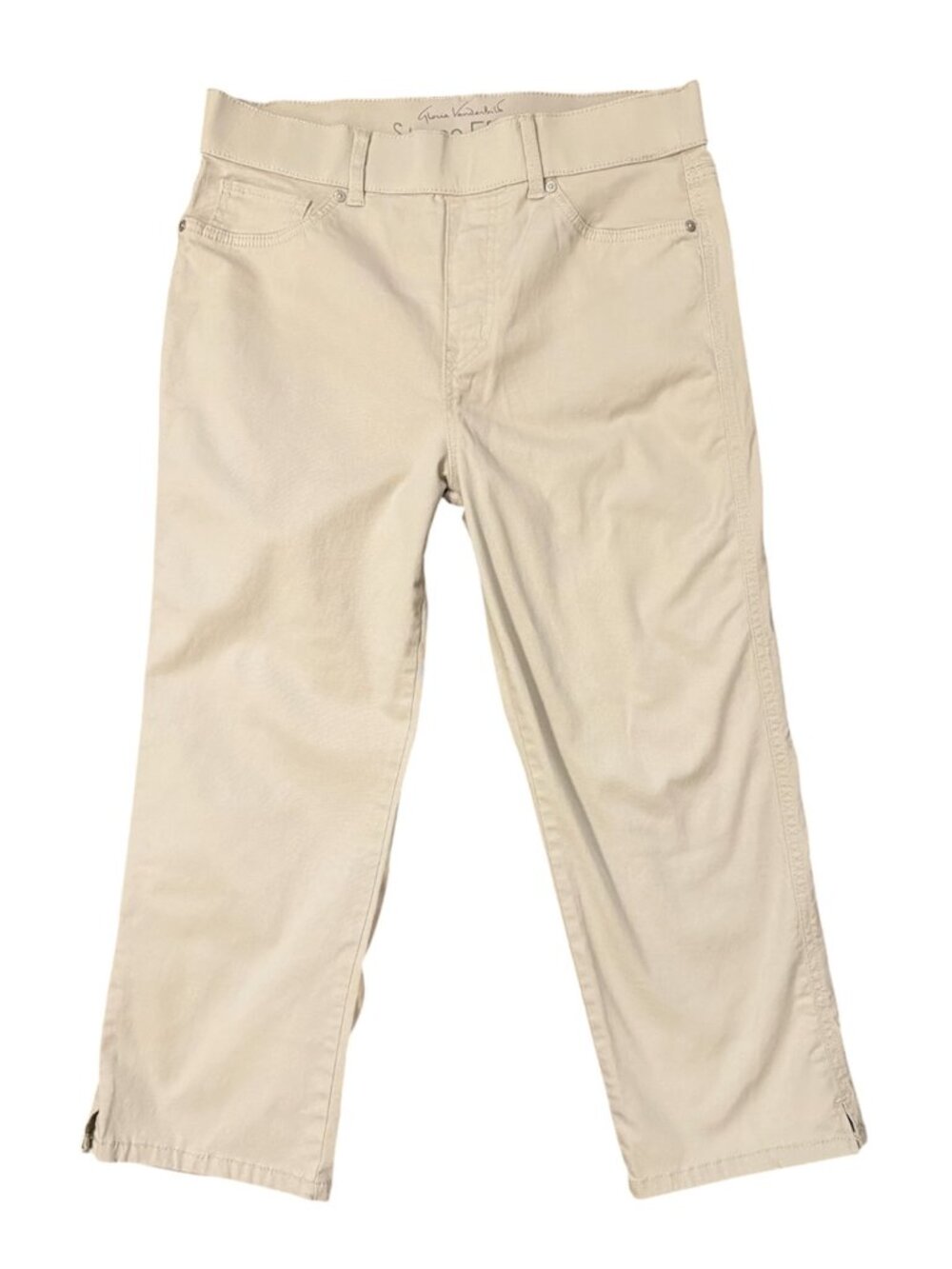 Gloria Vanderbilt High Rise Capri Pants Women’s Size 8 Shape Effect Stretch